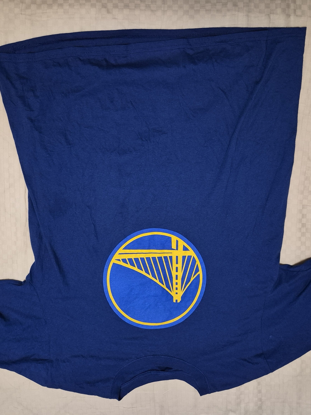Fanatics Royal Blue and Yellow Bridge Emblem Short Sleeve Tee